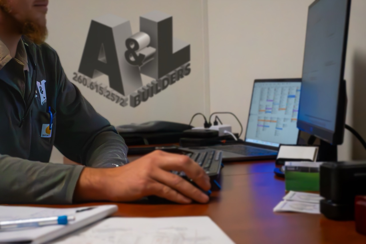 Man working on computer